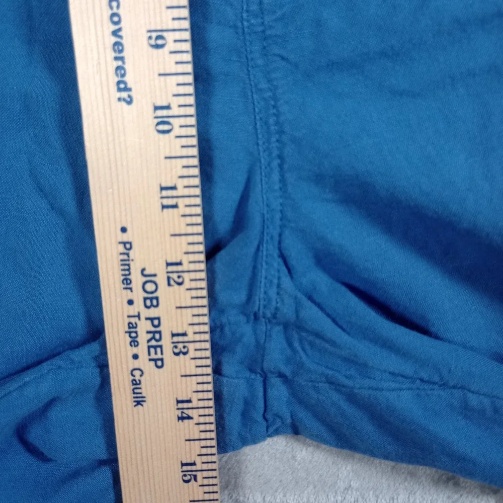 Polo Ralph Lauren Shorts Mens 40 Blue Linen Cotton Classic Fit Nautical Summer